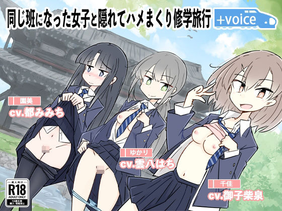 同じ班になった女子と隠れてハメまくり修学旅行＋VOICE！（動画付き！  エロ画像282683