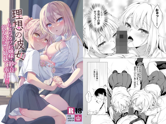 理想の彼女3 〜ちょろカワお嬢様・紗良 彼女公認の姉妹ご奉仕H〜  エロ画像286449