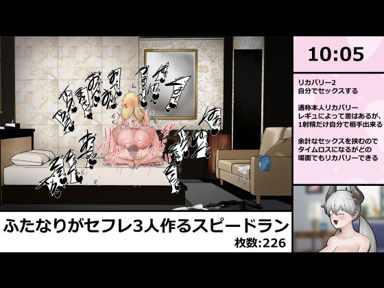 女の子にちんちん生やしてセフレ3人作るスピードラン 226枚  エロ画像706284