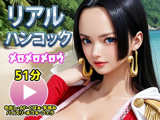 ワンピー○ リアルハンコック【動画】メロメロメロウ  エロ画像716914