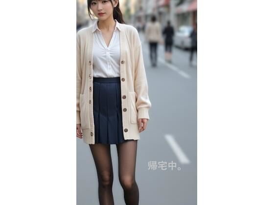 黒ストッキングの帰り道  エロ画像736038