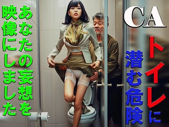 妄想13 CA トイレに潜む危険 AI生成動画  エロ画像740385